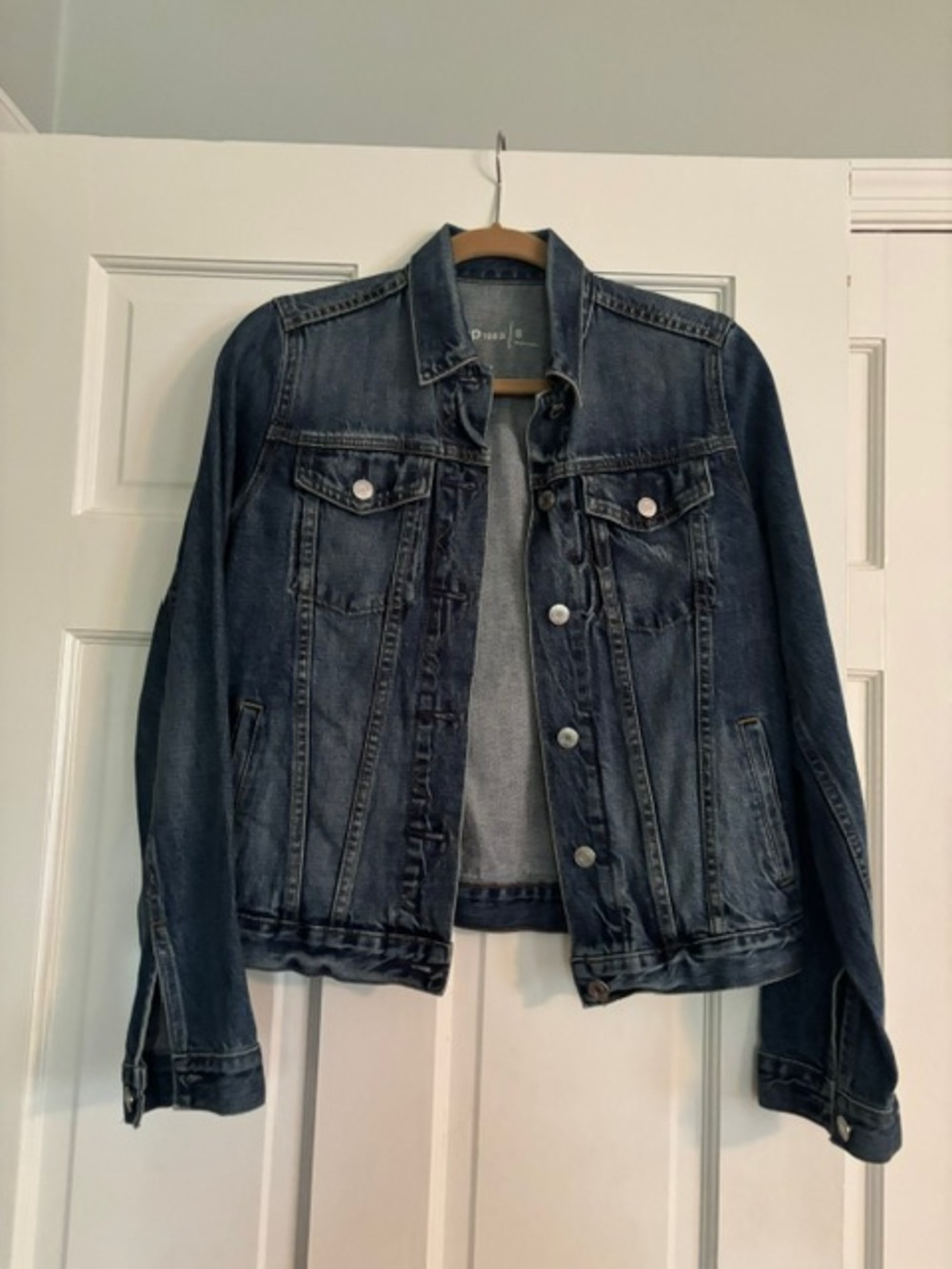 Gap Icon Jean Jacket in Saddle Blue